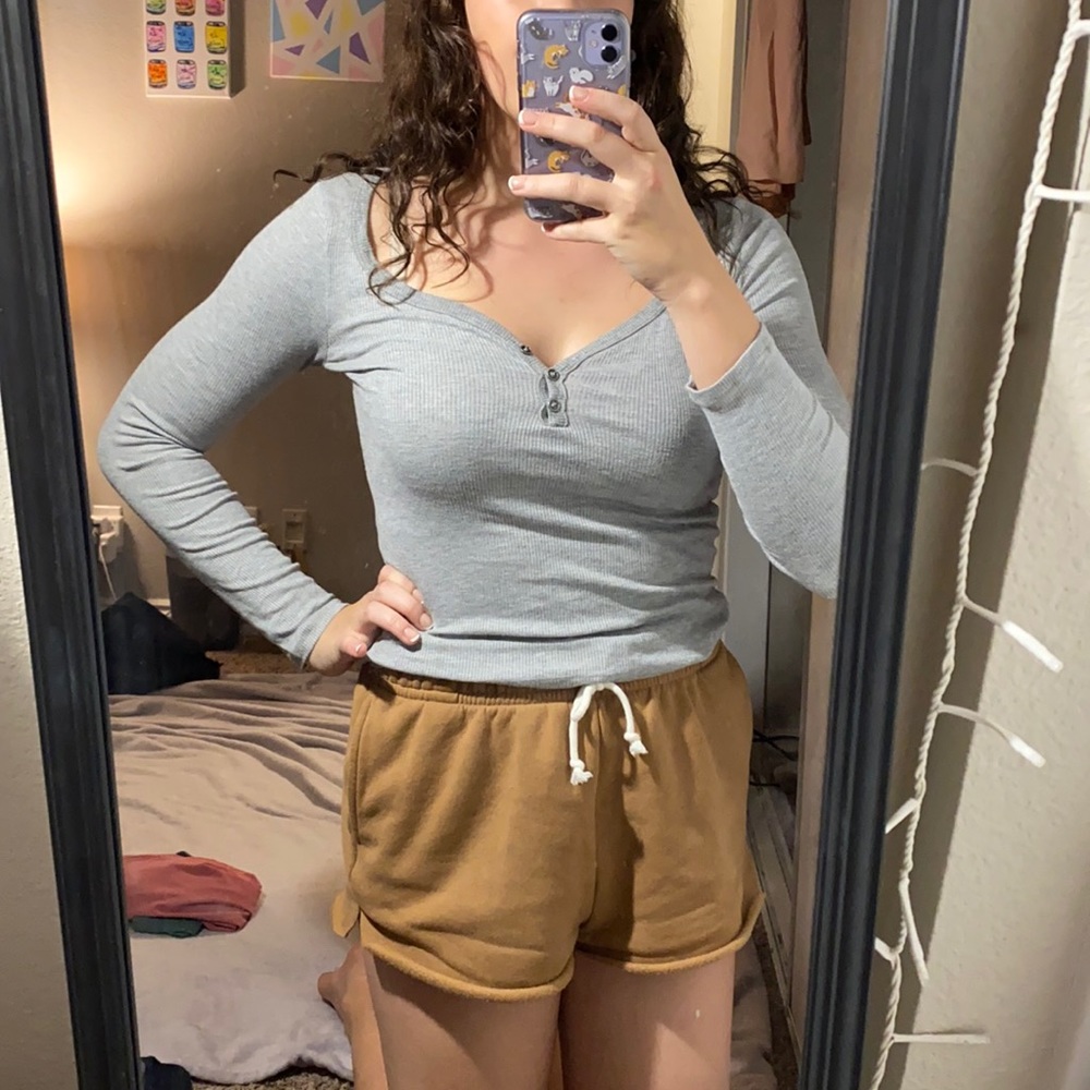 Gray long sleeve